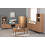 Seconique Seconique Leon 2 Door 3 Drawer Sideboard in Medium Oak Effect 5