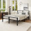 MOFLUT 4ft6 Double Bed Frame with Headboard, Metal Slats Support Platform Bed Frames Double Bed with Storage Under Bed 2