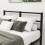 MOFLUT 4ft6 Double Bed Frame with Headboard, Metal Slats Support Platform Bed Frames Double Bed with Storage Under Bed 5