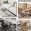 Stowetry Foot Stool, Pouffe Footstool with Removable Cover 5