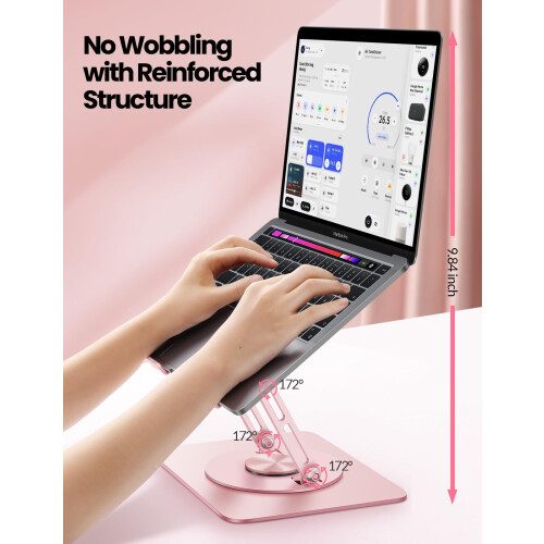 VAYDEER Laptop Stand, Adjustable, Metal 1