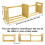 SHILIPAIJC Expandable Desktop Bookshelf, Small Countertop Bookcase 2