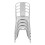 hjh OFFICE 645022 Chair VANTAGGIO COMFORT metallic white stackable sturdy 4