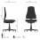 hjh OFFICE 645022 Chair VANTAGGIO COMFORT metallic white stackable sturdy 5