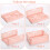 PIANKEKE 2 Pcs Collapsible Storage Box, Plastic Stackable Folding Storage CratesStorage Baskets 3