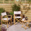 Rowlinson Rowlinson Ascot Folding Directors Chair - Natural 5
