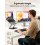 TeckNet TECKNET Laptop Stand for Desk, Ergonomic Foldable Laptop Riser, Black 2