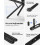 Viozon Portable Laptop Stand for Desk, Foldable Adjustable Computer Riser with Magnetic Phone Holder 5