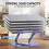 SOUNDANCE Laptop Stand with 360Â Rotating Base, Ergonomic Computer Riser for Desk, Adjutable Height Muti-Angle, Foldable Laptop Mount 4