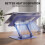 SOUNDANCE Laptop Stand with 360Â Rotating Base, Ergonomic Computer Riser for Desk, Adjutable Height Muti-Angle, Foldable Laptop Mount 5
