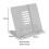 Book Stand, Multifunctional Metal Book Holder for Reading (Grey) 2