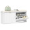 Elegant Ten Shoe Bench, with Top Seat - White 1