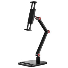 Portable Monitor Stand Adjustable 360 Swivel Bracket Tablet Holder Compatible with Tablet Desktop Clamp Stand