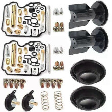 (B) Applicable FOR TDM850 XTZ750 TDM 850 XTZ 750 Motorcycle carburetor repair kit Fuel system float plunger diaphragm