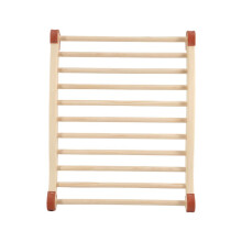 Sauna Backrest, Wooden Sauna Backrest, Ergonomic S-Shaped Backrest, Suitable for Sauna Recovery, Health and Relaxation
