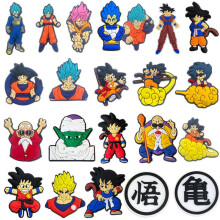 Dragon Ball Croc Charms Jibbitz Shoes Decorations, 22Pcs DIY Shoe Accessories for Clogs Sandals, Detachable Gift Set