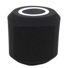 Microphone Wind-Filter Shield for Acoustic Use in Record Studios, Sound-Absorbing Foam for Most Microphones -LL