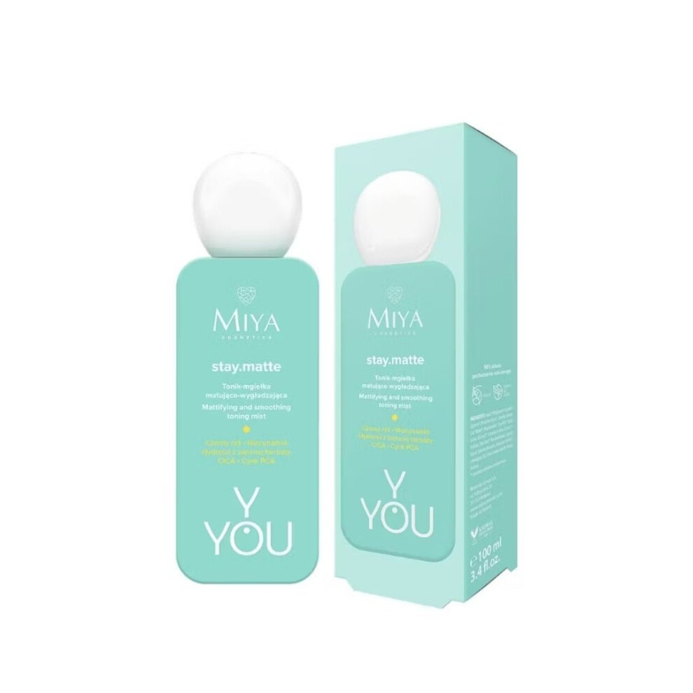 Miya Cosmetics Miya Y.you Stay.matte Mattifying & Smoothing Toning Mist 100Ml