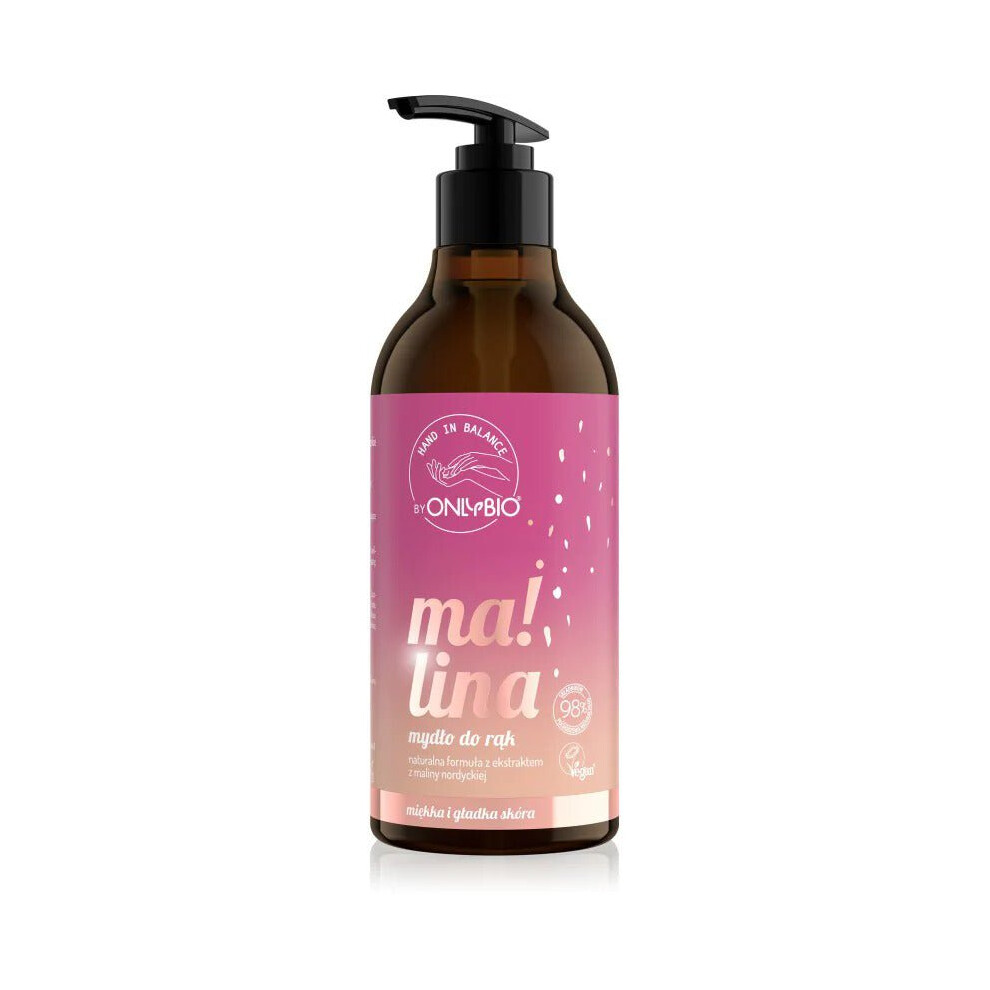 Only Bio Hand In Balance Raspberry Hand Soap 400ml - Image 5