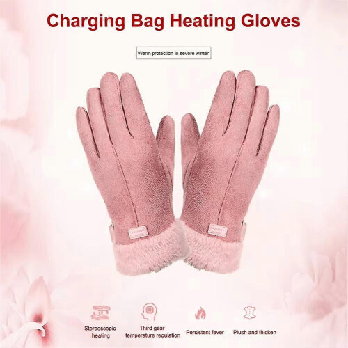 Beheizbare Handschuhe mit USB-Akku, wärmende Handschuhe für Damen 2