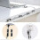 25-26 Cable Clips, Cable Management, 100pcs Cable Management Fixing Clips, Cable 4