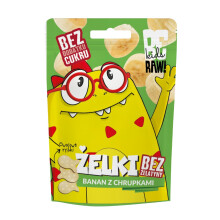 BeRAW Kids Żelki Banan z chrupkami 35 g
