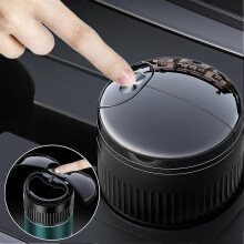 Cenicero inteligente para coche con apertura automática, sensor infrarrojo, sin humo y sensible a la luz.