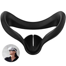 Lensstofbeschermer met schokabsorptie, krasbestendigheid, breukvastheid, antislip grip, wasbaar siliconenmateriaal voor Meta Quest