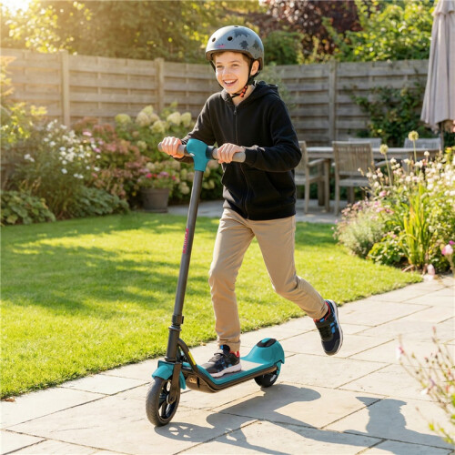Electric Scooter for Kids, with LED Display, Green 2