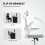 Homcom HOMCOM High Back Mesh Computer Desk Chair with Lumbar Support, Grey 7