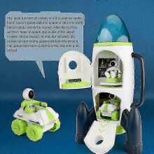 Ruimteraket Speelgoed Astronaut Ruimteschip Speelgoed Kinderen Educatief Speelgoed Verjaardagscadeau voor Jongens en Mei