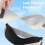 Silicone Patellar Tendon Support Strap, 2025 Upgraded Adjustable patella Support 5
