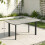 Outsunny Outsunny Outdoor Coffee Table, Garden Table with Slatted WPC Top, Grey 3