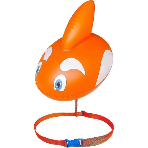 Safety Float Buoy for Swimming, Orange Triathlon Training Aid 2