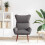 VidaXL vidaXL Sessel Grau 69 x 74 x 93 cm Kunstleder 3