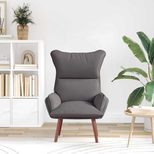 VidaXL vidaXL Sessel Grau 69 x 74 x 93 cm Kunstleder 2