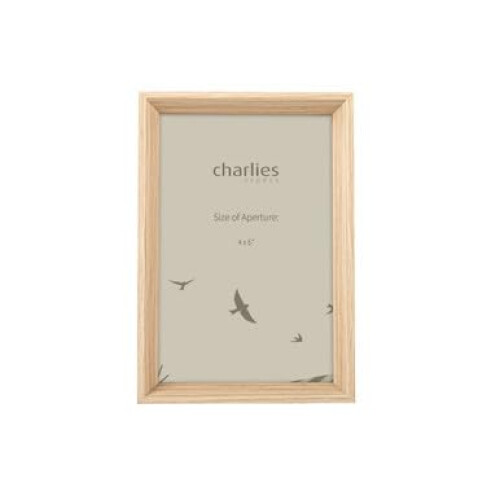 Deep Frame Light Oak Photo Frame - 4x6" 1