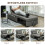 Four-In-One Single Sleeper Chair - Dark Grey 6