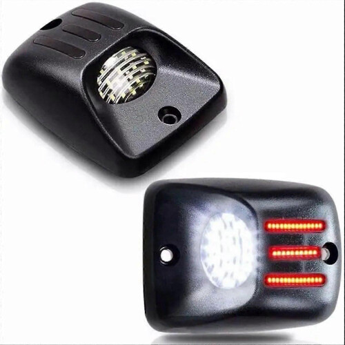 Rødt og hvitt LED-lys for bilskiltlys 2