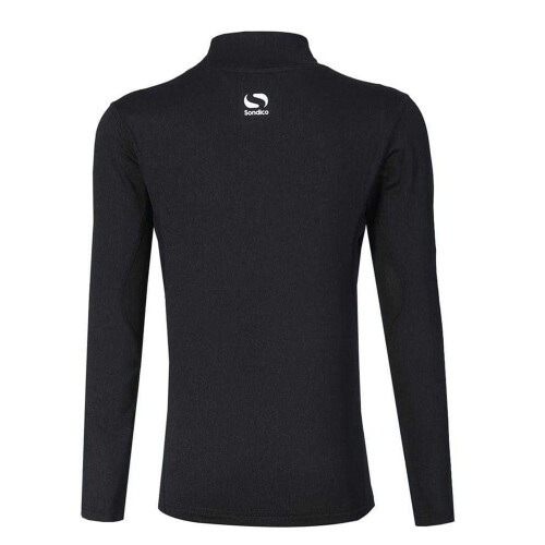 (5-6 Years, Black) Sondico Childrens/Kids Mock Neck Base Layer Top 1