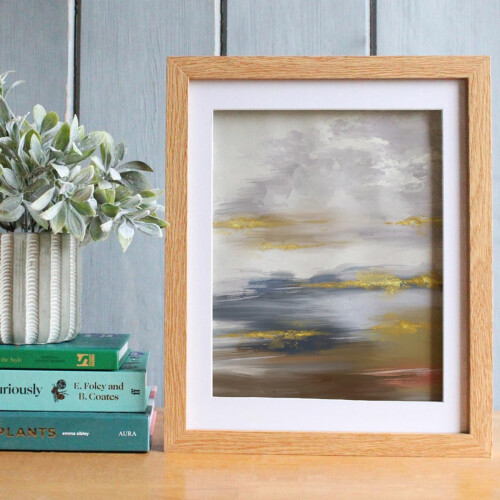 Medium Oak Mount Photo Frame - 8x10" 1