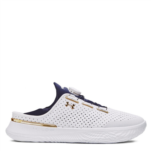 Under Armour (6.5 UK, White/Gold) Under Armour Mens SlipSpeed Trainers 1