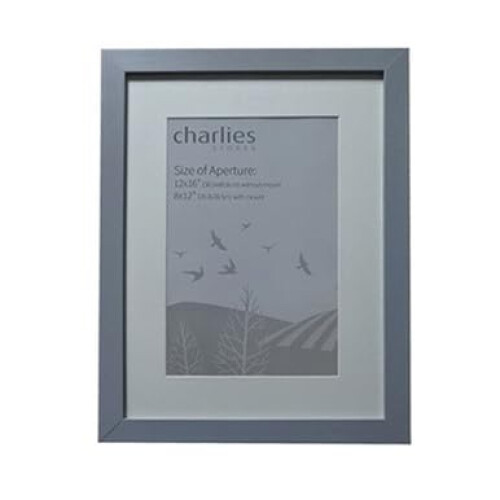 Charlies Grey Photo Frame 12x16 Inch 2