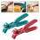 Clip antiderrapante de silicone para tigela e panelas, resistente ao calor, para cozinha e servir 4