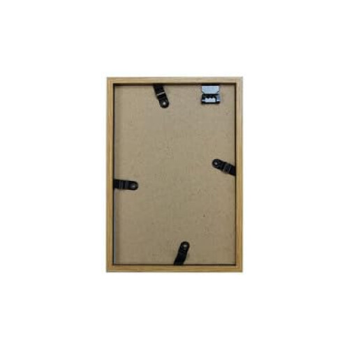 Medium Oak Box Photo Frame - 4x6" 1