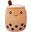 Almofada de peluche em forma de chá de leite com pérolas 25-26, cartoon, presente, 35 cm, macia e decorativa 2