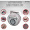 Repelente de Pragas 25-26 com Ultrassons e Eletromagnetismo, Cor Cinzenta, para Interior 4