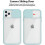 Capa compatível com iPhone, aspeto elegante e simples, antamarelecimento, design ultrafino e leve 2