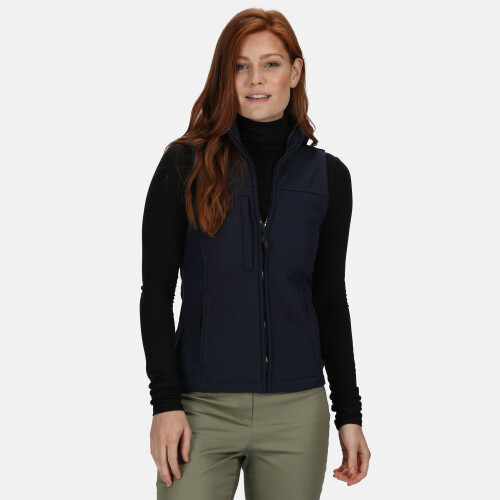 (22, Navy/Navy) Regatta Professional Womens/Ladies Softshell Body Warmer 1