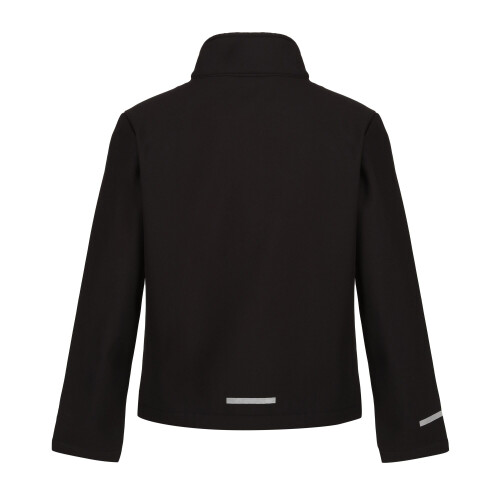 (11-12 Years, Black) Regatta Professional Childrens/Kids 2 Layer Soft Shell Jacket 2